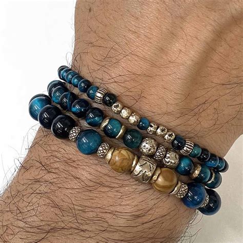 Pulsera Unisex Platadepalo Ormo El Stica De Bolas Platadepalo