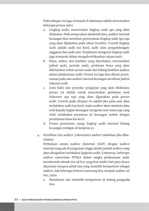 Buku Panduan Audit Internal Bidang Keuangan Perguruan Tinggi Muhammadiyah Aisyiyah Umg Kaca