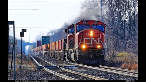 Railreel Grab Shots Osr Cn Ingersoll Ontario Dec Youtube