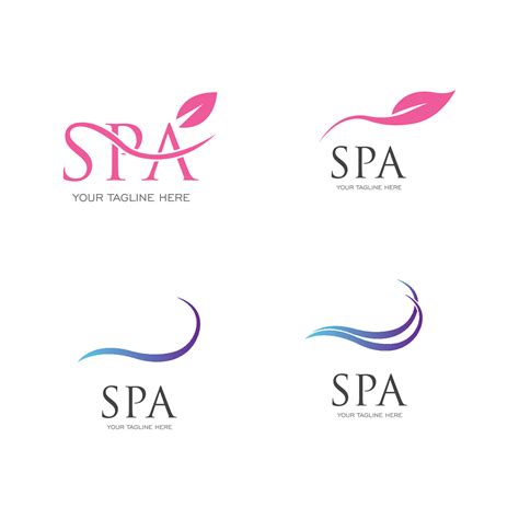 spa logo vector illustration design template 5417050 Vector Art at Vecteezy