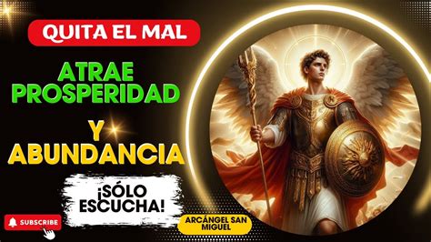 Aleja el mal atrae dinero y abundancia San Miguel arcángel sólo