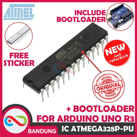 Promo CNC ATMEGA328P PU MCU AVR DIP 28 BOOTLOADER ARDUINO UNO