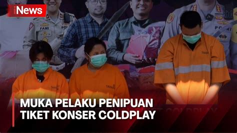 Polisi Tangkap Warga Malang Penipu Jual Tiket Konser Coldplay Dengan