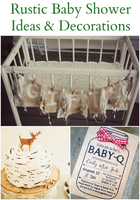 20 Rustic Baby Shower Ideas - Rustic Baby Chic