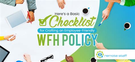 Checklist For Employee Friendly WFH Policy Remote Staff