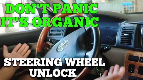 Basic Information On How To Unlock Steering Wheel Youtube