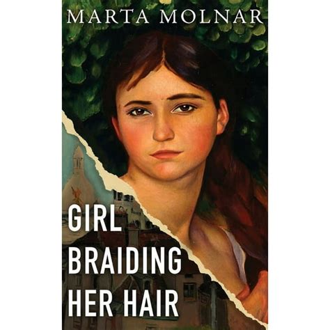 Girl Braiding Her Hair Paperback