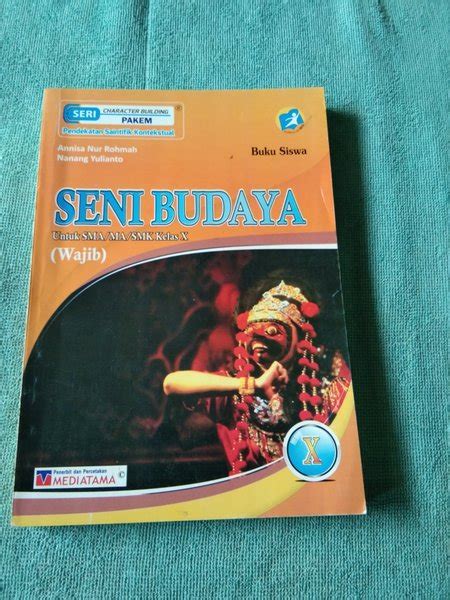 Jual Buku Siswa Seni Budaya Wajib Untuk Sma Ma Dan Smk Kelas X Di Lapak