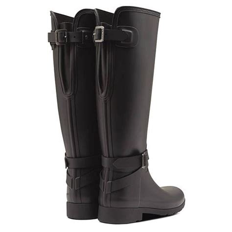 Hunter Womens Refined Slim Fit Adjustable Tall Wellington Boots