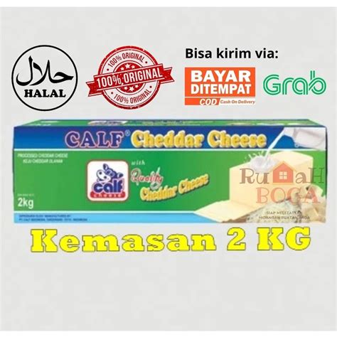 Jual Keju Calf Hijau Cheddar Chedar Cedar Cheese Kg Kg Shopee