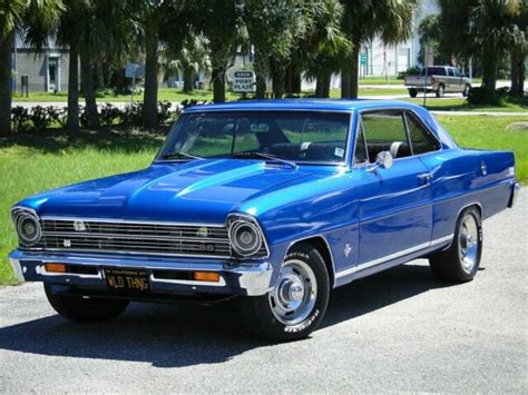 1967 Chevrolet Nova Ss 2281 Miles Blue 2 Door Hard Top 3 Speed