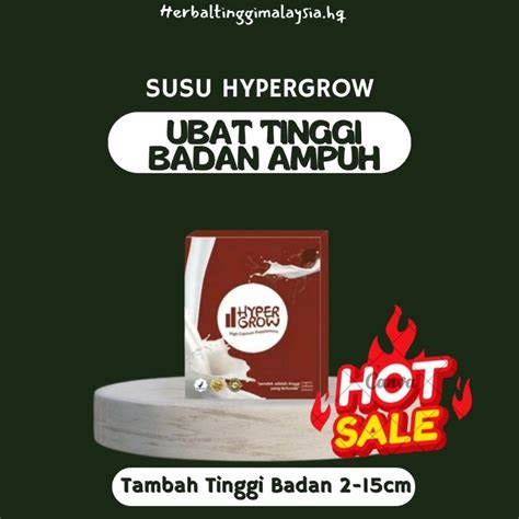 SUPER HYPER GROW UP SUSU UBAT PENINGGI TINGGI BADAN ORIGINAL LULUS KKM