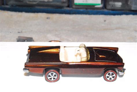 Classic 57 T Bird Original Hot Wheels Redline Premium Restoration Brown