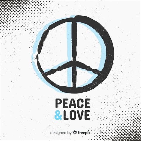 Free Vector | Peace sign background