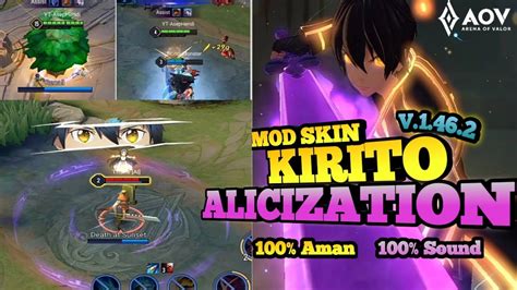 Mod Skin Allain Kirito Aov V2 V 1 46 2 YouTube