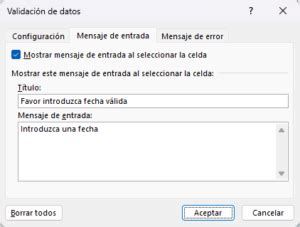 Validación de Datos Formato Fecha Hora en Excel y Google Sheets