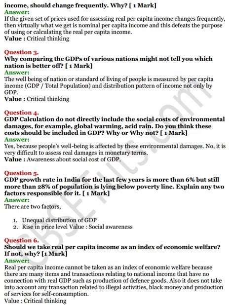 Ncert Solutions For Class 12 Macro Economics Chapter 2 National Income And Related Aggregates