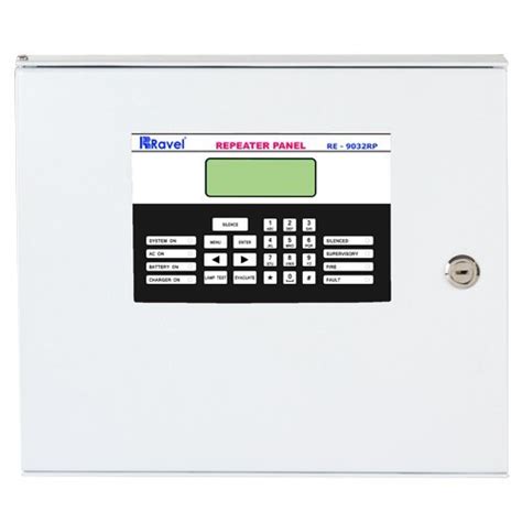 White Fire Alarm Control Panel Ravel 32 Zone Repeater Panel Re 9032rp