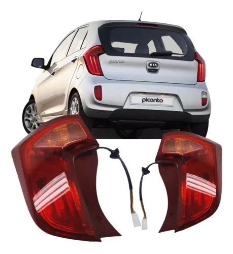 Lanterna Traseira Bicolor Sem Led Kia Picanto 2012 A 2018