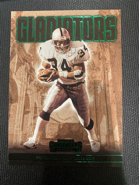 Panini Contenders Gladiators Emerald Gld Bja Bo Jackson For