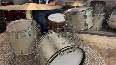 1970s Ludwig Silver Sparkle Super Classic Drum Kit Youtube