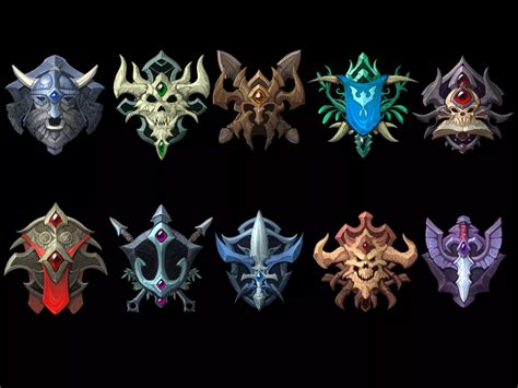 Rpg Guilds Badges D Icons Unity Asset Store Badge Design Dnd