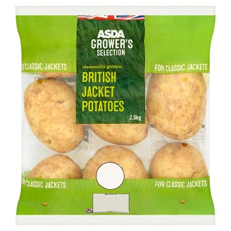 Asda Grower S Selection British Jacket Potatoes 2 5kg Really Good Culture