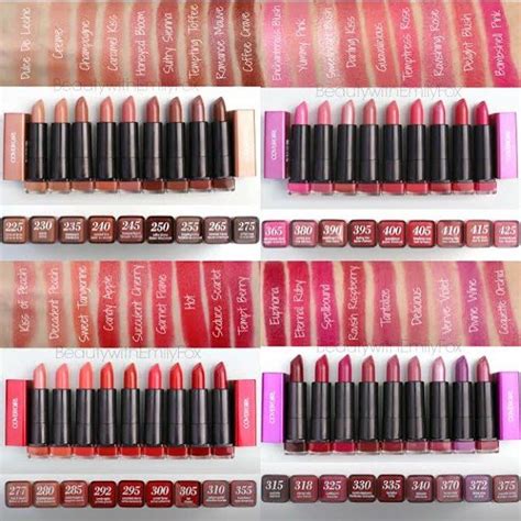 Emily Fox on Instagram: “#Swatches of the @COVERGIRL Colorlicious ...