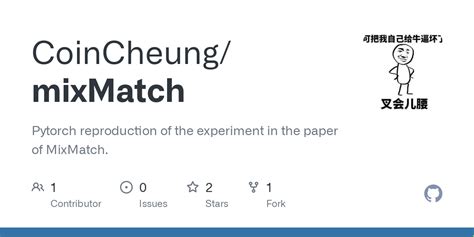 GitHub CoinCheung MixMatch Pytorch Reproduction Of The Experiment In