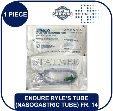 Endure Nasogastric Tube Ngt Fr Silicone Like Piece Lazada Ph