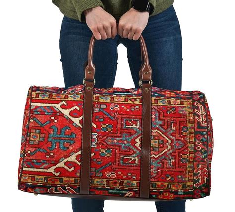 My Grandmas Old Carpet Polyester Travel Bag Custom Ts Duffel Bag