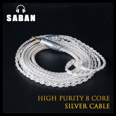 Jual KBEAR 8 Core Upgrade Cable MMCX High Purity Silver Upgrade Cable