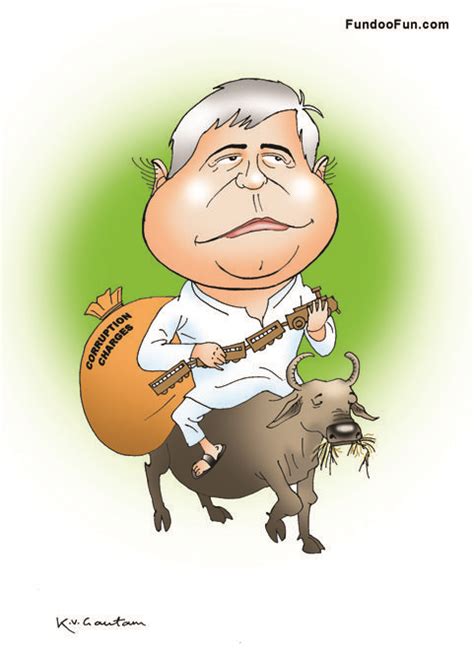 Lalu Prasad : Caricatures by Indian cartoonist K V Gautam | Cartoonist ...