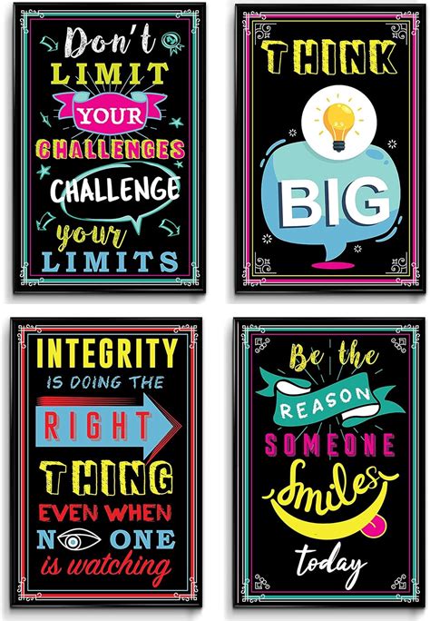 Buy Inspirational Posters Motivational Posters Classroom Posters Positive Quotes Wall Decor