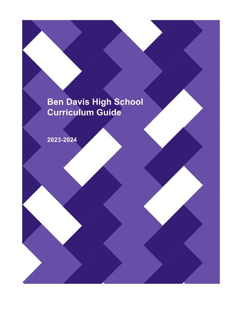 Ben Davis Curriculum Guide Powered By Pageturnpro