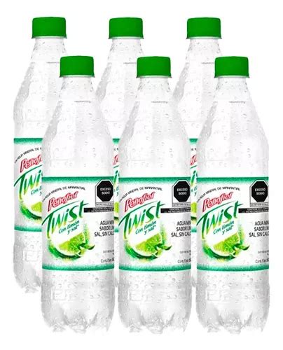 Pack De 6 Agua Mineral Twist Peñafiel Limon 600ml MercadoLibre