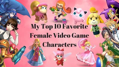 Top Female Video Game Characters Youtube