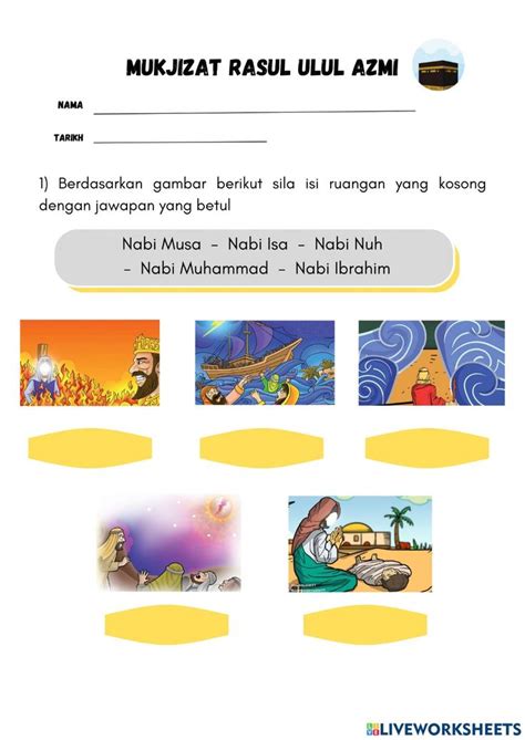 Mukjizat Nabi Dan Rasul Worksheet Live Worksheets 43 OFF