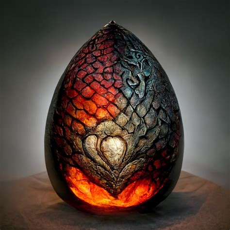 Red Dragon Egg by AICharactersArt on DeviantArt