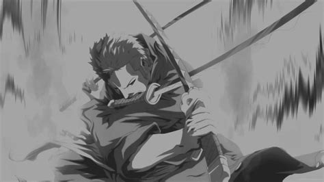 One Piece Zoro Black And White Wallpaper Engine Infoupdate Org