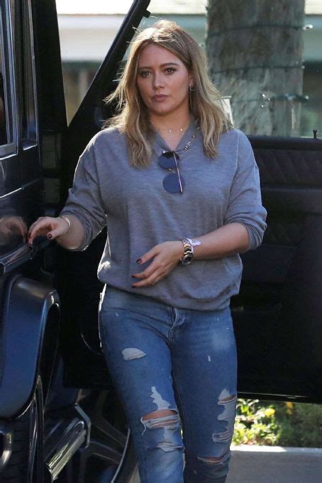 Hilary Duff In Ripped Jeans Out In Beverly Hills Famousfix