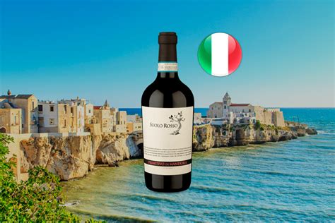 Suolo Rosso DOP Primitivo Di Manduria 2021 Vinho Tinto Italiano