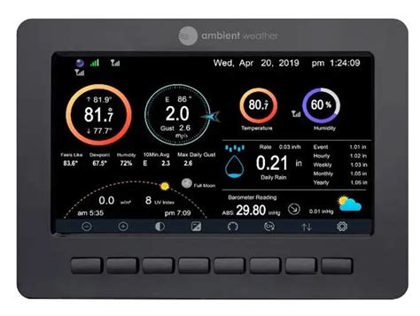 Ambient Weather Ws Wifi Weather Station W Remote Monitoring And