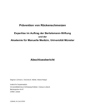 Ausf Llbar Online Expertise Zur Prvention Von Rckenschmerzen Durch