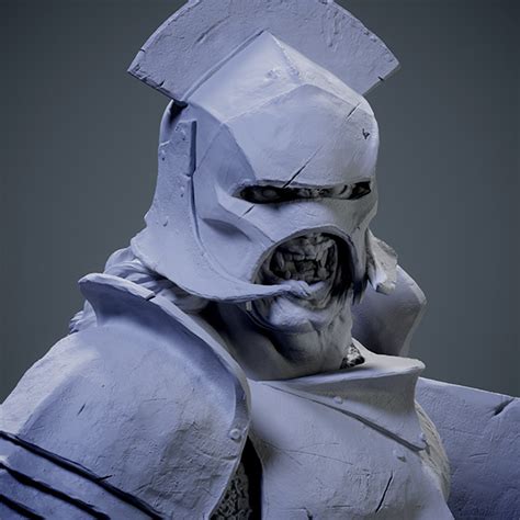 Uruk Hai Swordsman Figurine On Behance