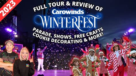 Carowinds Winterfest Full Tour Review Full Parade New Shows