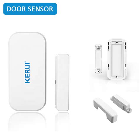 Home Security Alarm 433 MHhz Open Close Door And Window Contact Alarm Door Alarm System Wireless ...