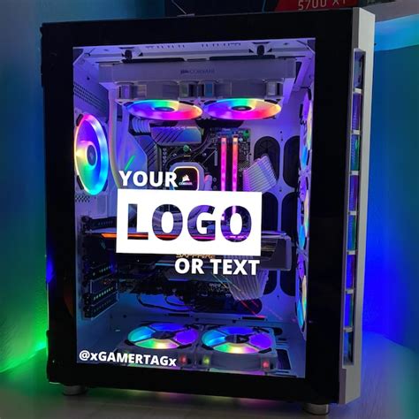 Pc Case Decals Etsy