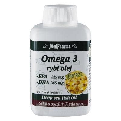 MedPharma OMEGA 3 rybí olej forte EPA DHA Schneider lekáreň