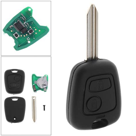 Mhz Es Keyless Uncut Flip Remoto Chave Fob Chip De Id